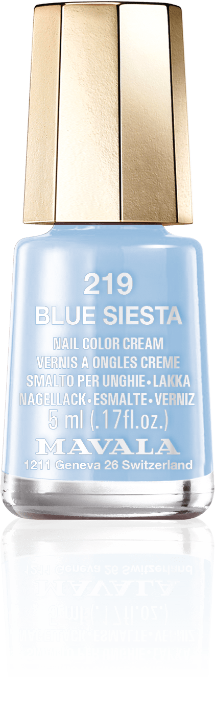 Blue Siesta — Ein leichtes Himmelblau wie der Zauber einer Siesta auf der Hängematte 