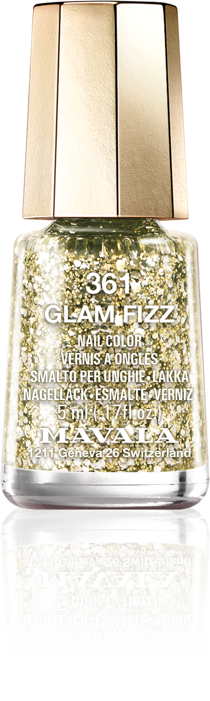 Glam Fizz — Paillettes-bulles pétillantes de champagne