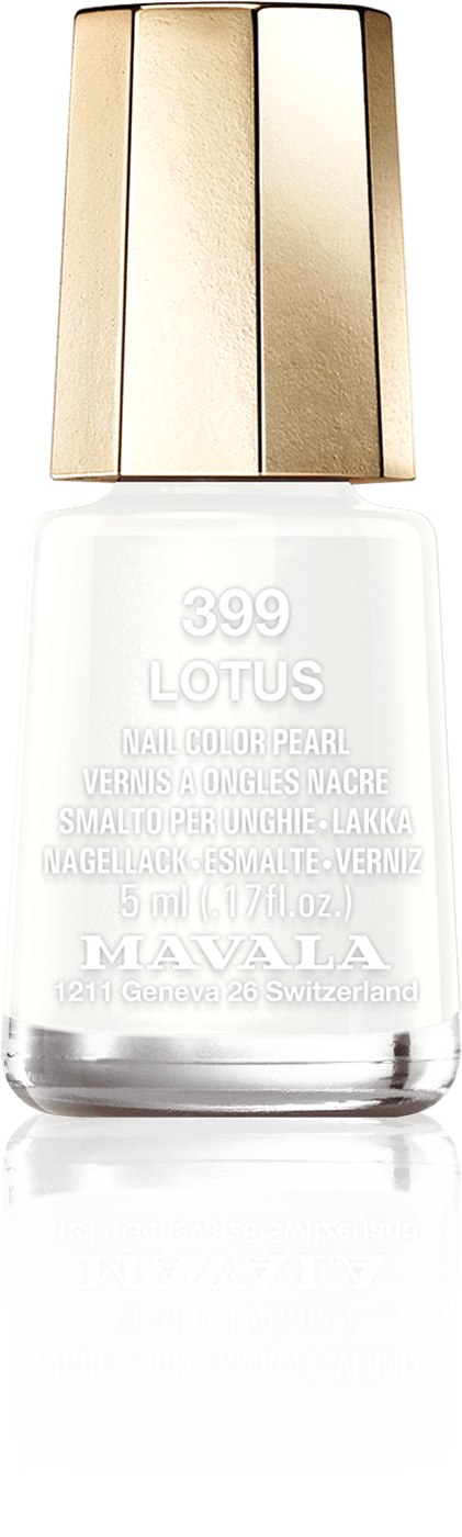 Lotus — A pearly and warm off-white, like the simple beauty of the sacred flower with the same name 