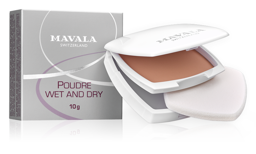Maquillaje Wet and Dry — Polvo ultra fino y no-graso.