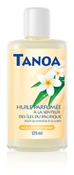 Huile Tanoa Frangipanier — Huile à la senteur des îles du Pacifique, pour la beauté des cheveux et du corps.