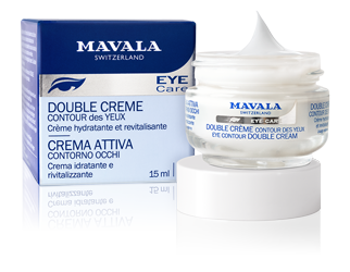 Contorno para los ojos Double Cream — Crema hidratante y revitalizante para el contorno de ojos.