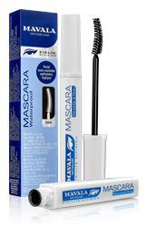 Mascara Waterproof — Maquillage soin des cils aux protéines de soie. Résistant à l'eau.