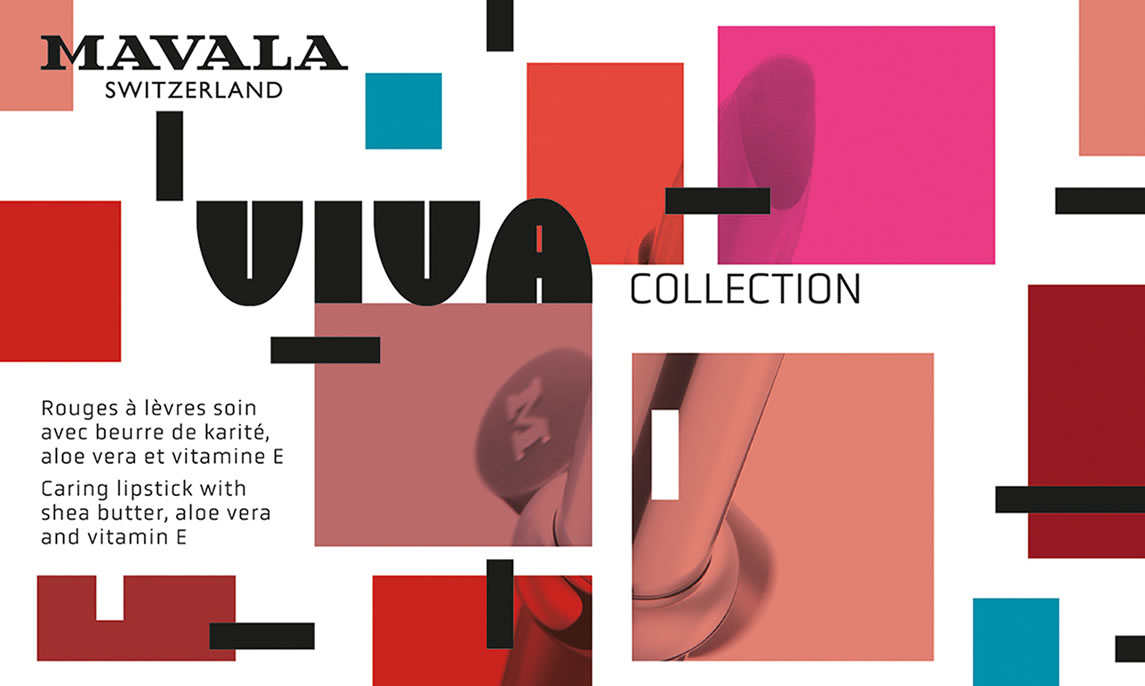 VIVA Collection — With VIVA Collection, our desires for freedom and uniqueness are fulfilled... to the tip of your lips !