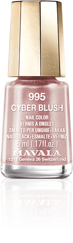 Cyber Blush — A glittering dusky pink, like a star shining from a thousand years