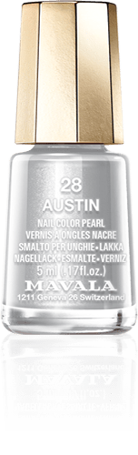 Austin — A futuristic, shiny, silver metal