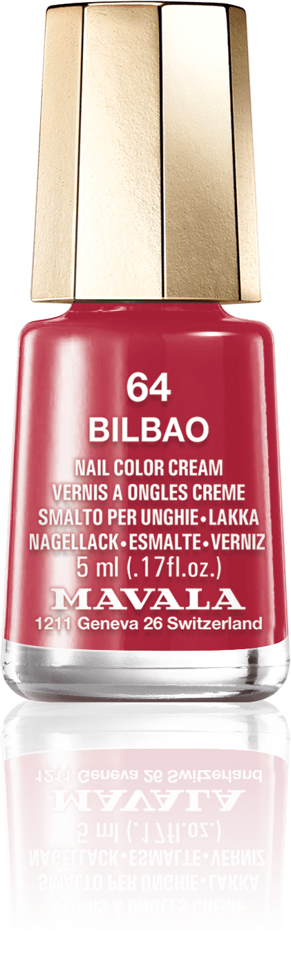 Bilbao — A dark red with a raspberry touch, like an eclectic town in the north of Spain