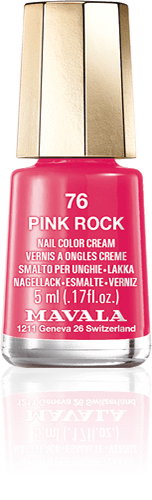 Pink Rock — A luminous raspberry pink, a dazzling inspiration to party