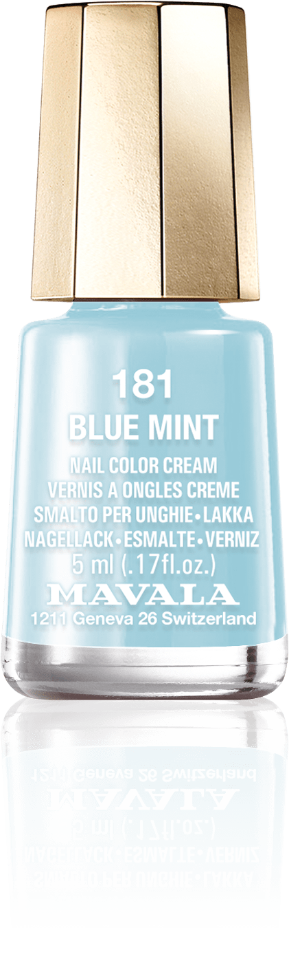 Blue Mint — Un bleu menthe acidulé
