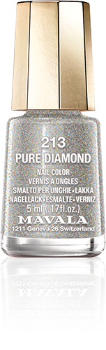 Pure Diamond — Ein glänzendes Silber, wie High-heels mit schönem Strass