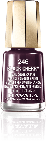 Black Cherry — A black with purplish red tone 