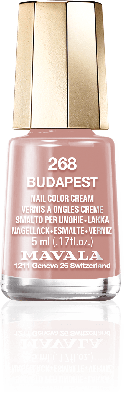 Budapest — Un beige suave y rosa claro, a la vez clásico y vanguardista