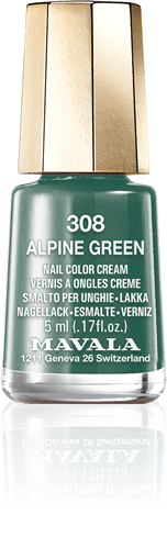 Alpine Green — An intense fir green, the calming, yet vitalizing vibrations perceptible in the Alps