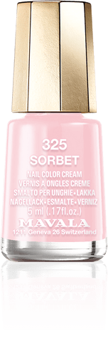 Sorbet — A very light and sweet pink, the perfect mix between ice and strawberry 