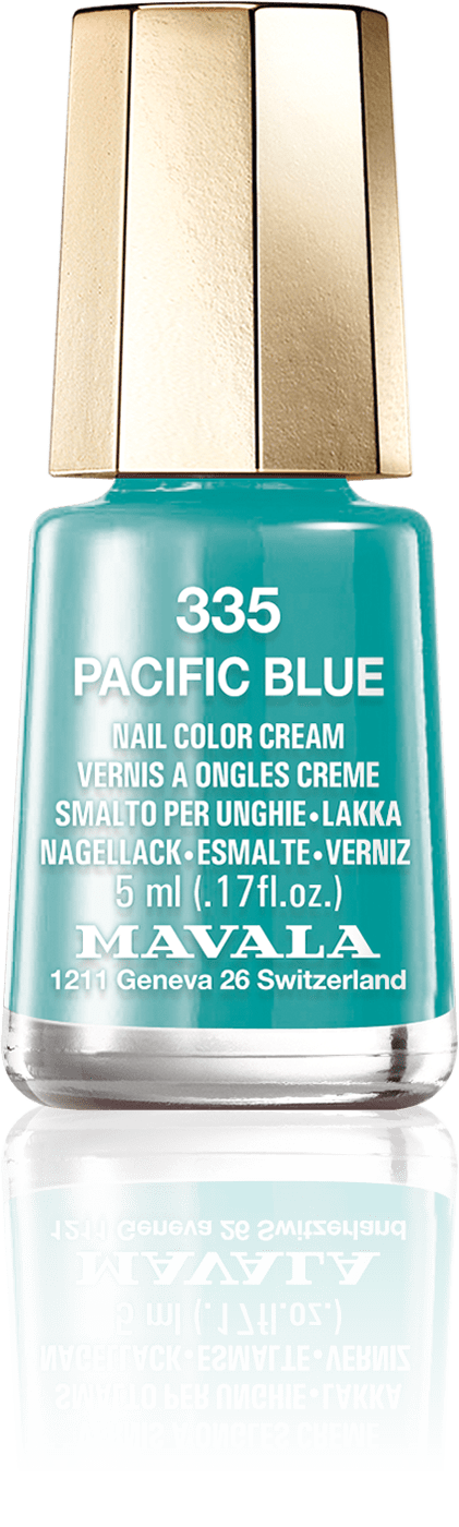 Pacific Blue — Un azul turquesa de los mares del sur