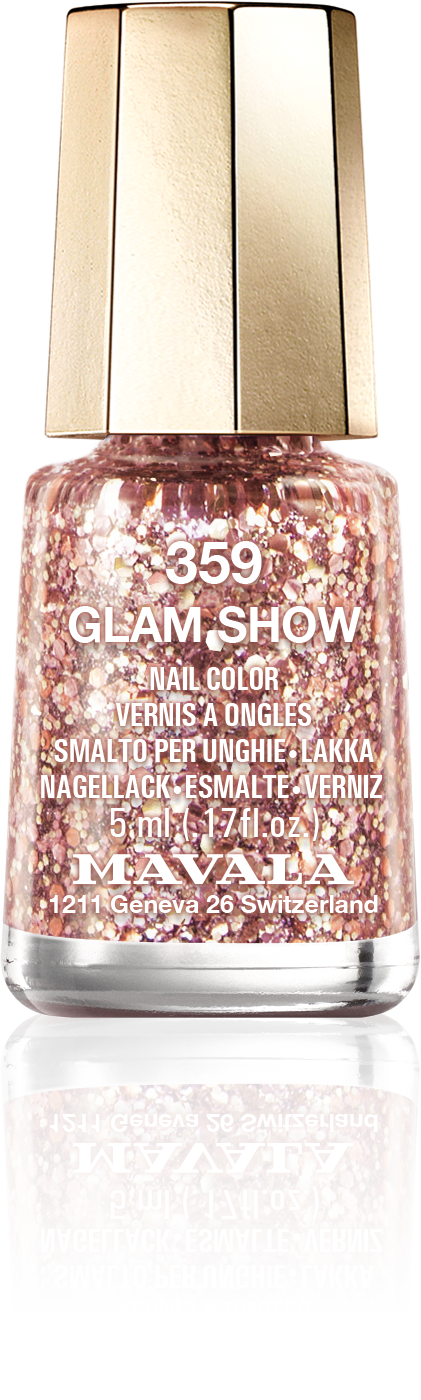 Glam Show — Paillettes rose chic d'un show de Las Vegas