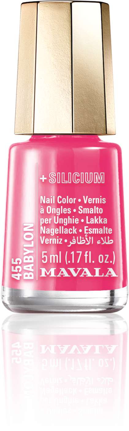 Babylon — A fuchsia pink, like a flower picked from its Hanging Gardens.